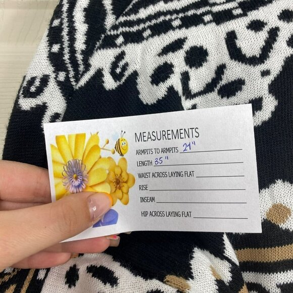 Ten-Oh Boho Open Front Cardigan Sweater Kimono Size 8 - Picture 13 of 13